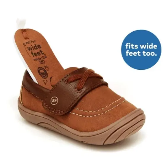 Stride Rite 360 Kids Unisex Hampton Boat Shoe | 4 | Brown image {1}