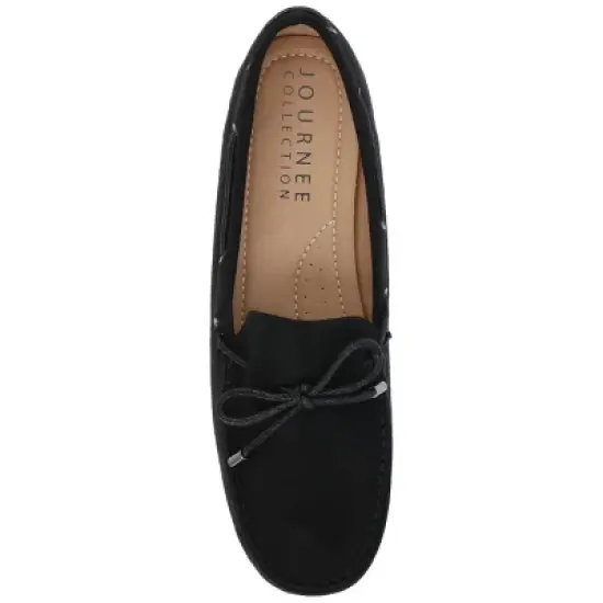 Journee Collection Womens Thatch Comfort Insole Slip On Round Toe Loafer Flats image {3}