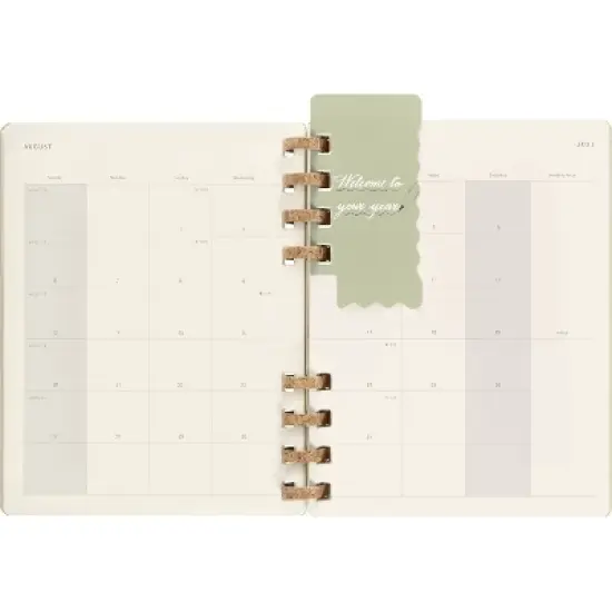 Moleskine 2023-24 Academic Spiral Planner 8"x9.25" Kiwi image {5}