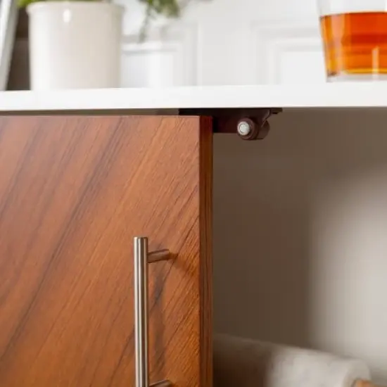 Angelo Modern Bookmatch 4 Door Sideboard - Saracina Home image {10}