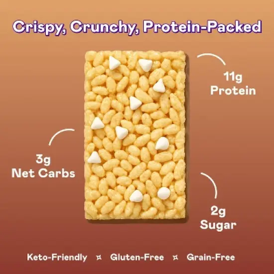 MAGIC SPOON S'Mores Protein Bar Treat - 12g Protein - 5.6oz/4ct image {1}