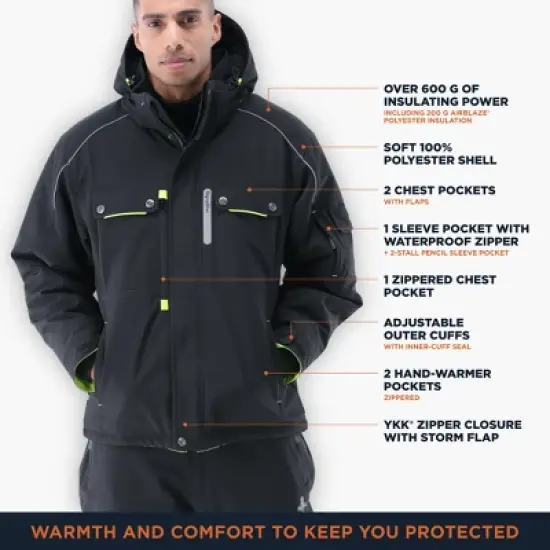 RefrigiWear Extreme Hooded Insulated Jacket image {2}