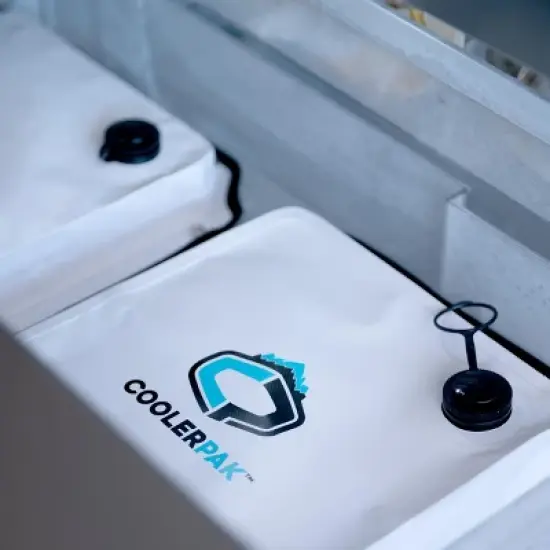 CoolerPak 15lb Block Ice Pack for Coolers - Refillable, Reusable, Foldable, Durable | Fill with Water, Freeze, & Use | Potable, Drink Melted Ice Water image {4}