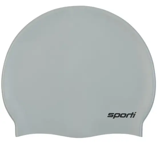 Sporti Solid Metallic Silicone Swim Cap image {4}