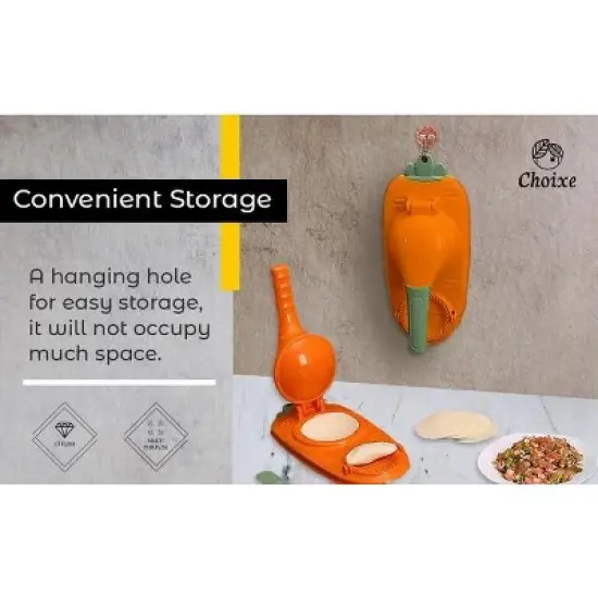 2-in-1 Manual Dough Press, Dumpling Empanada Pastries Maker image {5}