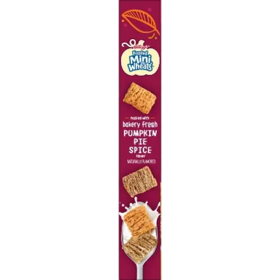 Kellogg's Frosted Mini-Wheats Pumpkin Spice Breakfast Cereal - 20oz image {6}