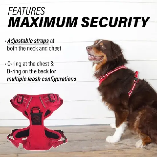 Venture Paw Pull Control Dog Harness - Crimson image {5}