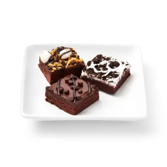 Brownie Trio Platter - 17.25oz/12ct - Favorite Day&trade; image {2}