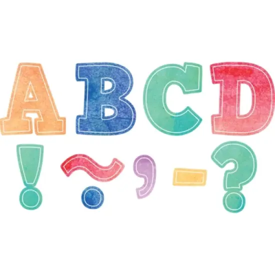 Teacher Created Resources&reg; Watercolor Bold Block 3" Magnetic Letters image {4}