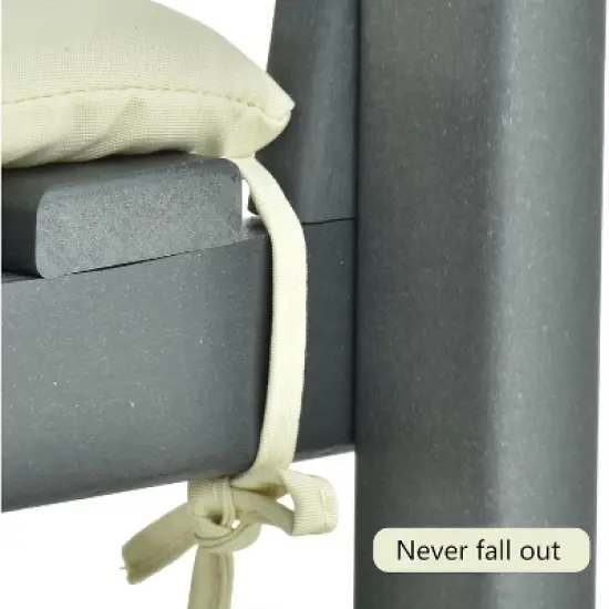 BI&SEA Outdoor Chair Cushions Set of 2 for Patio Furniture,Waterproof Tufted Overstuffed Patio Furniture Cushions,Thick Outdoor Seat Cushion image {4}