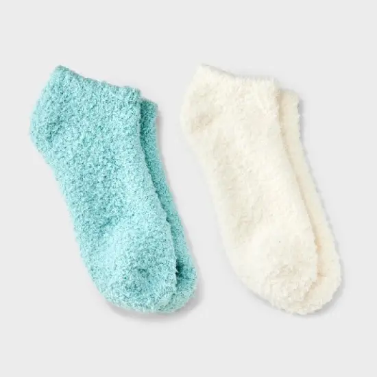 Women's Marled 2pk Cozy Low Cut Socks - Auden&trade; 4-10 image {7}