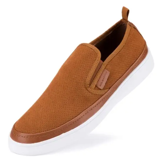 Mio Marino - Men's Suede Slip-On Fashion Sneaker image {9}
