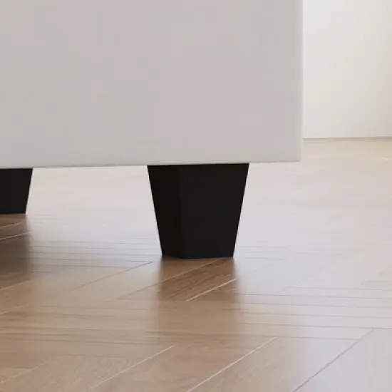 Christopher Knight Home Bruno Convertible Chenille 97'' Corner L-Sectional Sofa with Armrest Storage image {4}