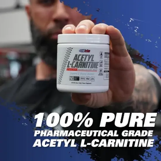 EHPlabs Acetyl L-Carnitine Powder &ndash; Fat Burner, Energy Booster, Brain & Heart Support &ndash; Vegan, Gluten-Free, 100 Servings image {3}