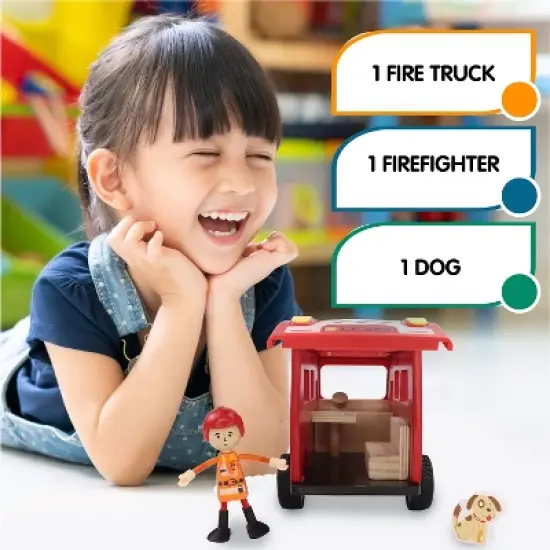 Leo & Friends Fire Truck Play Set image {3}