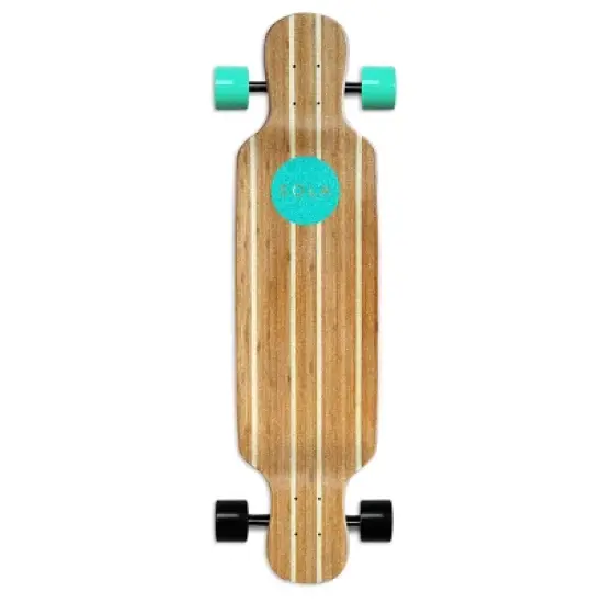 Sola Sports 38.75" Bamboo Premium Graphic Design Complete Longboard Skateboard - Future image {1}