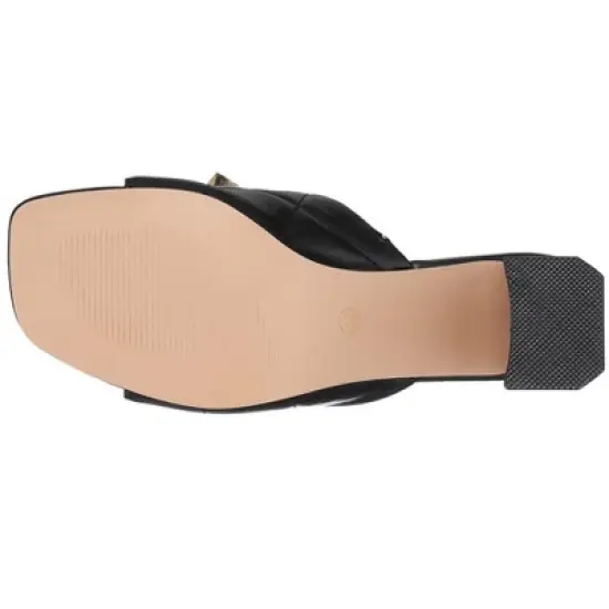 GC Shoes Alexis Studded Block Heel Sandals image {4}