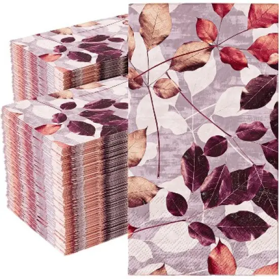 Trendables 100 Count Printed Rectangle Dinner Napkins image {10}