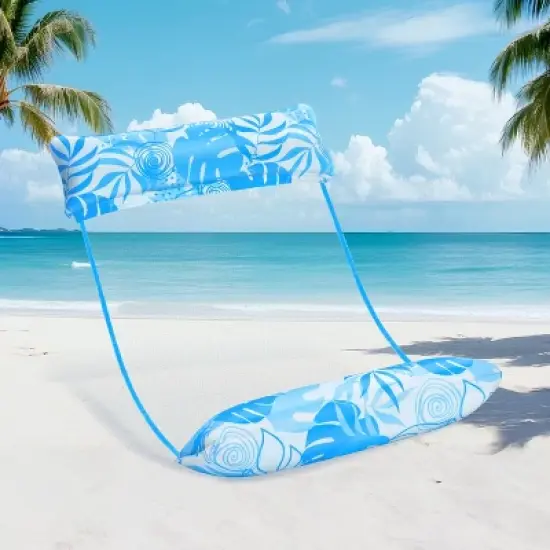 Joyfy Pool Floats, Inflatable Pool Water Hammock Floaties for Adults, 4-in-1 Multi-Purpose Pool Float Lounger for Lake Beach image {8}