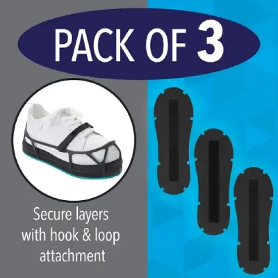 Impresa [3 Pack] Shoe Inserts Compatible with EVENup Shoe Balancer/Leveler - Large 1/4" Thick Shoe Lift for Walking Boot image {6}