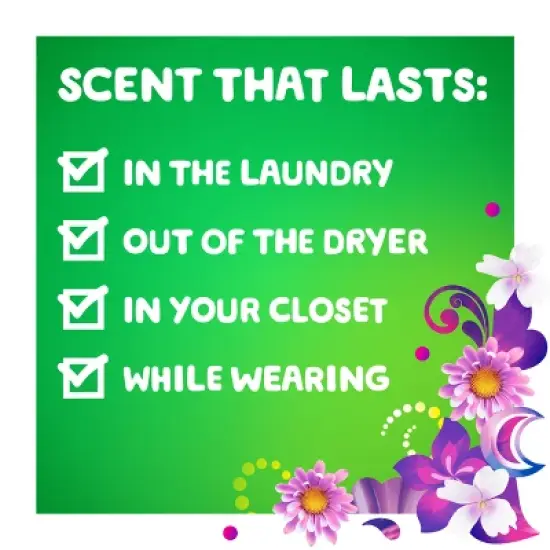 Gain + Aroma Boost Moonlight Breeze Scent HE Compatible Liquid Laundry Detergent image {4}