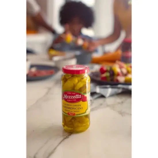 Mezzetta  Golden Greek Pepperoncini Medium Heat - 16oz image {5}