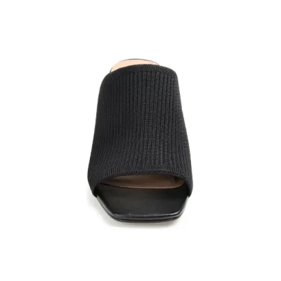 Journee Collection Womens Lorenna Open Square Toe Block Heel Sandals image {5}