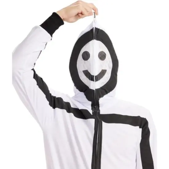 Mens Funny Halloween Stick Figure Costume - Hilarious Stickman Halloween Costume image {4}