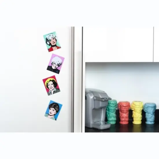 Just Funky The Golden Girls Collectible Warhol Art Style 4-Magnet Set | 4-Inch Tall Magnets image {4}