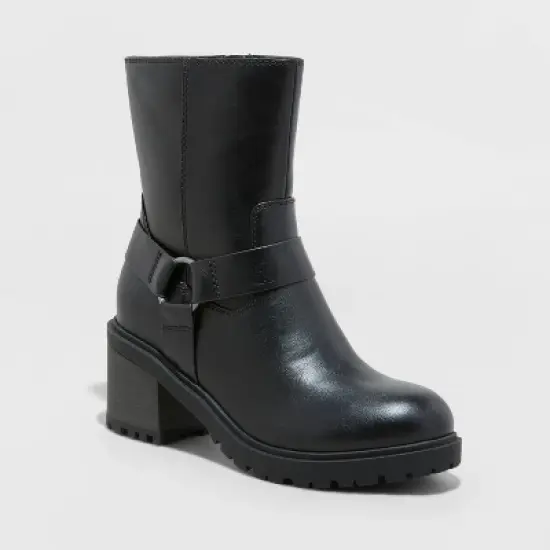 Women's Greyson Combat Boots - Universal Thread&trade; Black image {3}