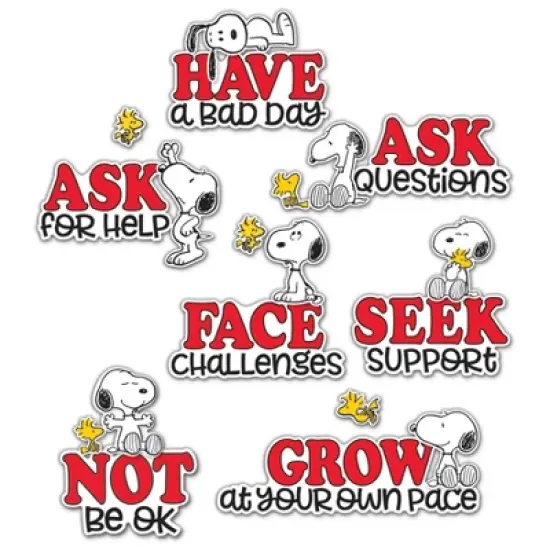 Eureka&reg; Peanuts&reg; Snoopy It's Ok to... Bulletin Board Set, 42 Pieces image {2}