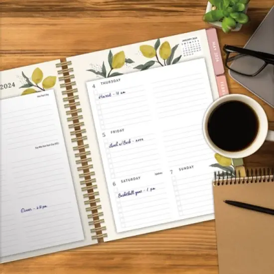 Lang 2023-24 Planner 8.25"x9.25" Just Breathe image {4}