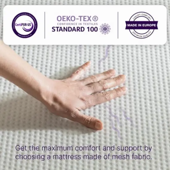 NapQueen 8" Twin, Bamboo Charcoal Memory Foam Mattress image {4}