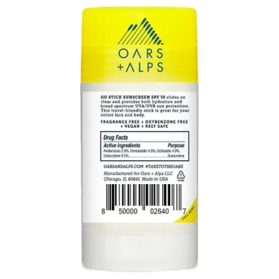 OARS + ALPS Clear Sunscreen Go Stick - SPF 35 - 1.7oz image {1}