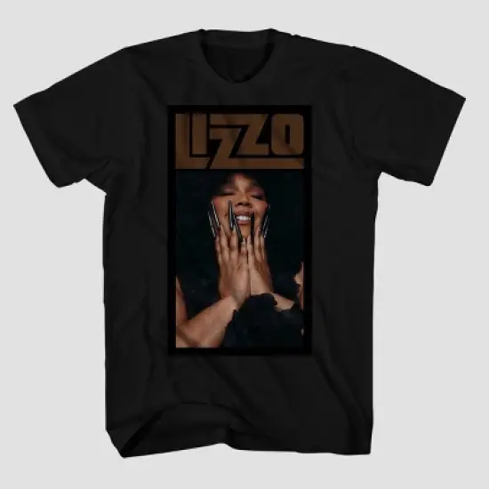 Men's Lizzo Short Sleeve Graphic T-Shirt - Black image {3}