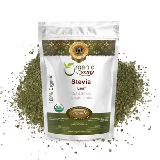 Organic Stevia Leaf Cut & Sifted 8 Oz image {6}
