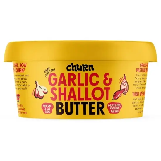 Churn Garlic & Shallot Butter - 3oz image {3}