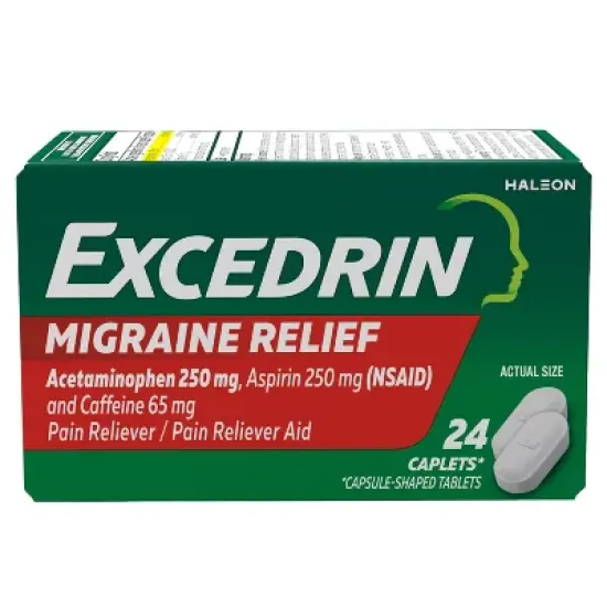 Excedrin Acetaminophen Migraine Caplets - 24ct image {10}