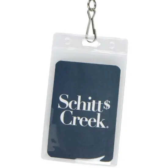 Schitts Creek Lanyard ID Badge Holder Rose Apothecary Badge Keychain Lanyard image {1}