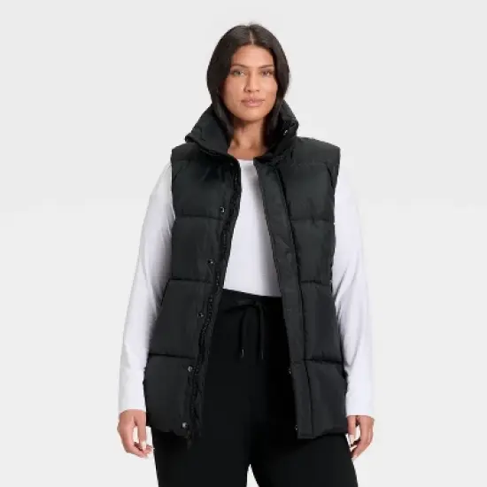Women's Long Puffer Vest - All In Motion&trade; image {3}