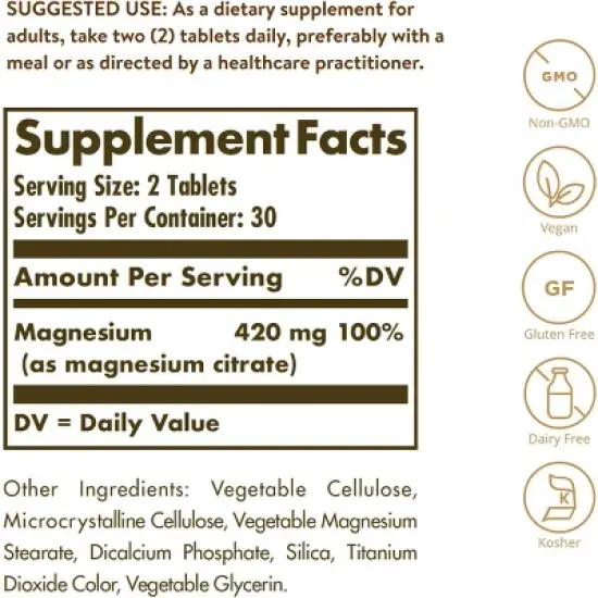 Solgar Magnesium Citrate image {1}