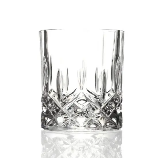 Lorren Home Trends Opera Crystal Double Old Fashionl set of 6 image {5}
