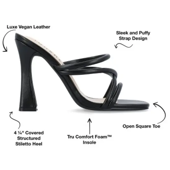 Journee Collection Womens Louisse Tru Comfort Foam High Heel Open Toe Pumps image {7}