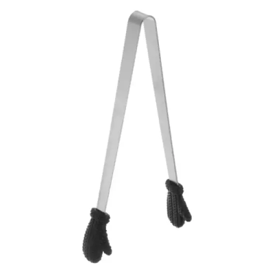 Unique Bargains Stainless Steel Tiny Gloves Shape Cooking Kitchen Food Tongs image {6}