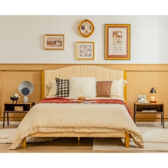 Costway Stackable End Table Night Stand Bedside Table Shelf Accent Table image {3}