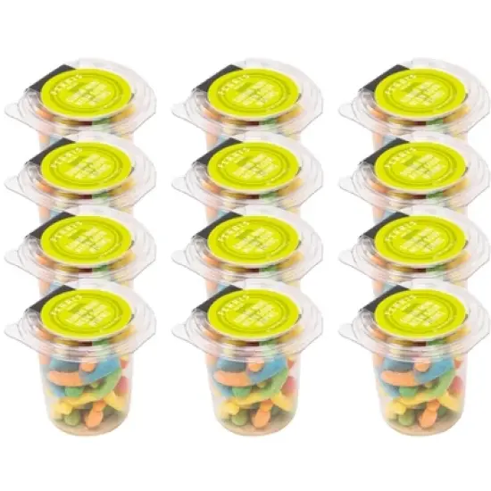 Ferris Nut Co. Mini Neon Sour Gummy Worms - Case of 12/5 oz image {3}
