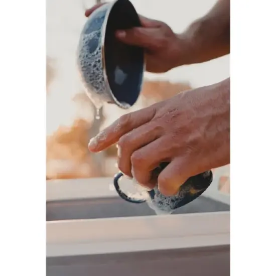 Stansport Enamel Mixing Bowl 6" Diameter image {6}