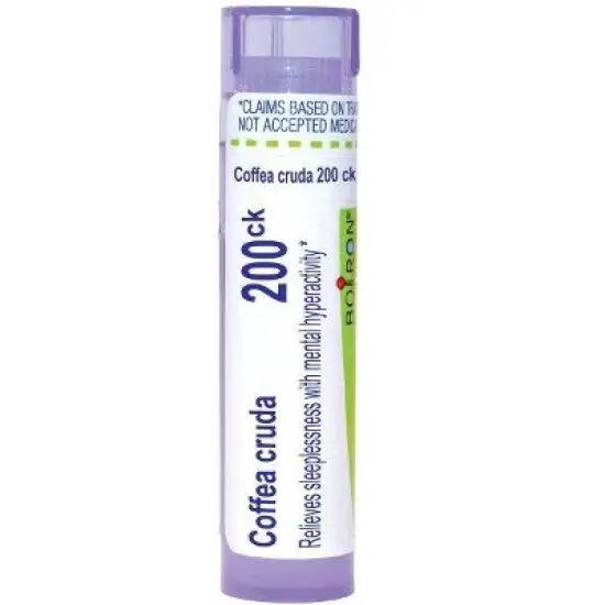 Coffea Cruda 200CK by Boiron Homeopathic Single Medicine For Stress & Sleep  -  80 Pellet image {2}