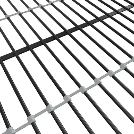 Twin Over Full Jeremy Bunk Bed with Storage Drawers Black - Room & Joy image {6}