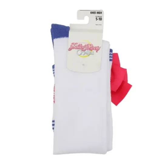Sailor Moon Outfit Women's White Knee High Socks image {4}